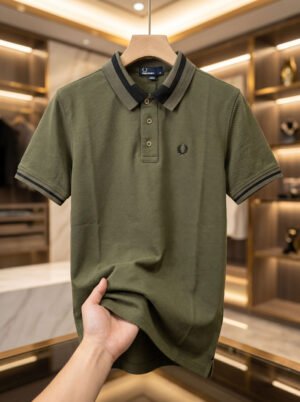 Fred Perry UK Polo Shirt PK Cotton 100% Original Export Lot: 06 - Code: 1017