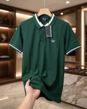 Fred Perry UK Polo Shirt PK Cotton 100% Original Export Lot: 06 - Code: 1018