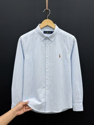 Luxury Old Money Style Cotton Shirt for Men - Code: 8082