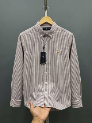 Luxury Old Money Style Cotton Shirt for Men - Code: 8087