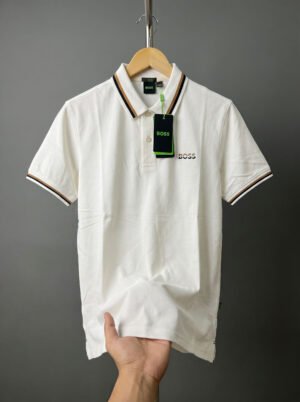 BOSS PK Cotton Polo Shirt 100% Original Export Lot: 05 - Code: 1010