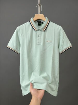 BOSS PK Cotton Polo Shirt 100% Original Export Lot: 05 - Code: 1013