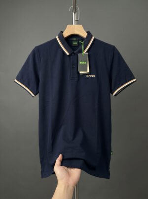 BOSS PK Cotton Polo Shirt 100% Original Export Lot: 05 - Code: 1014